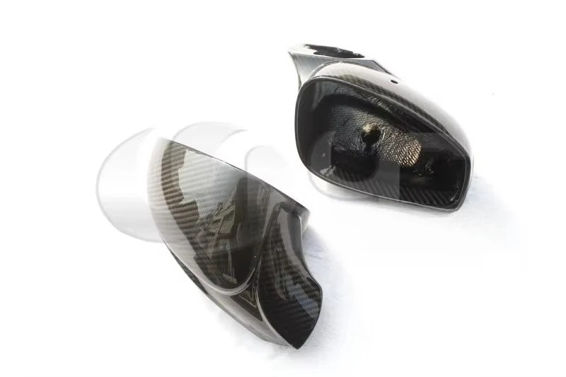 New Condition 2010-2014 F458 Italia Coupe & Spider Side Mirror Frame Replacement Dry Carbon Fiber Mirror Cover Frame
